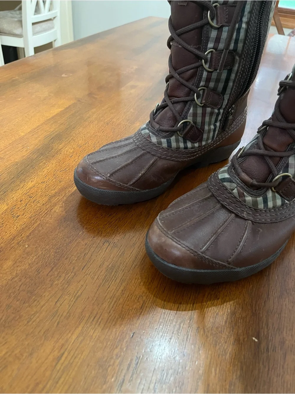 UGG Cream Shearling-Lined Boot Interior